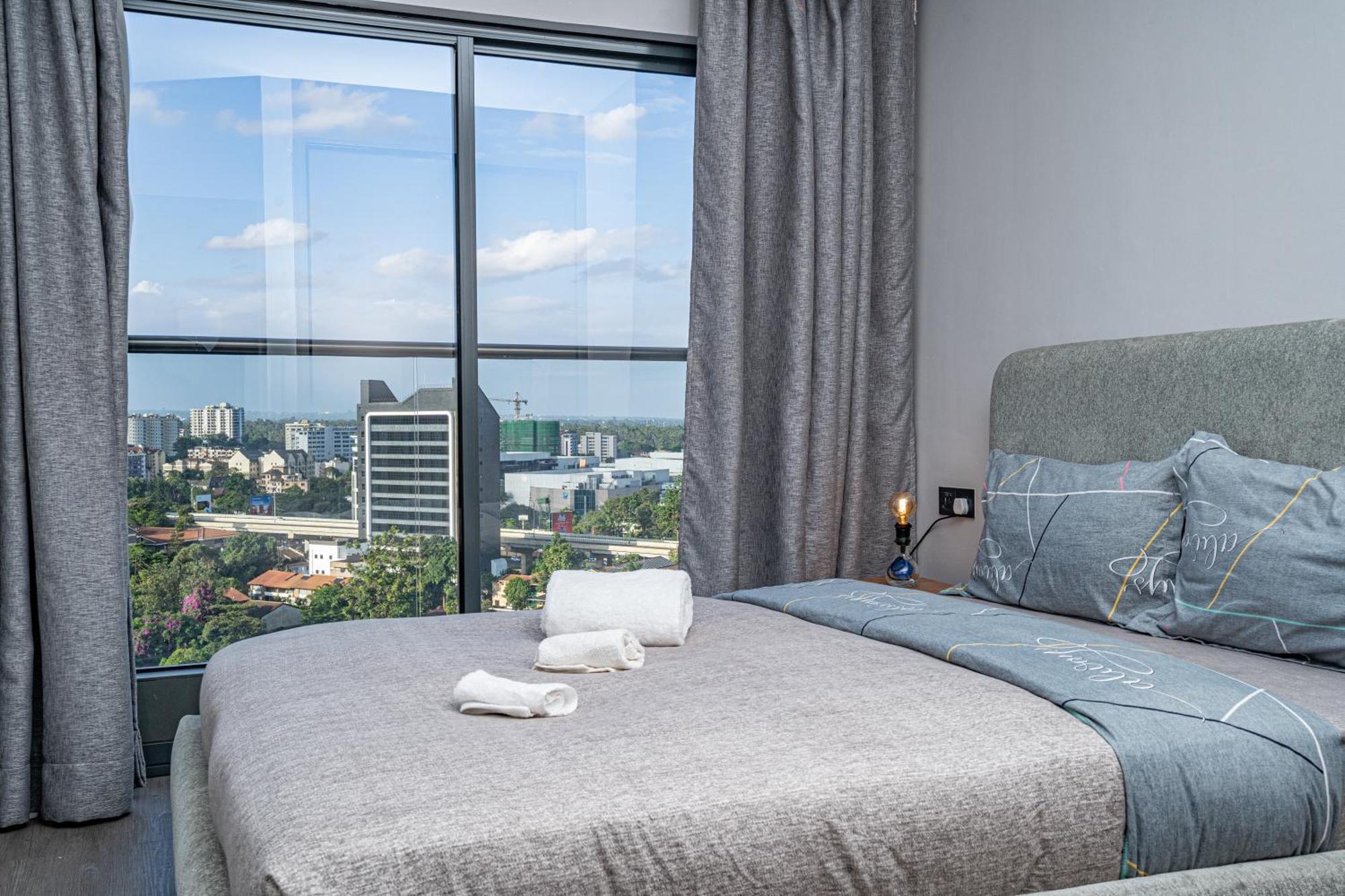 Escada Studio & 2-Bedroom, Rooftop Swimming Pool, Gym, Workspace, Wonderiss Homes Westland Living Nairobi Eksteriør bilde