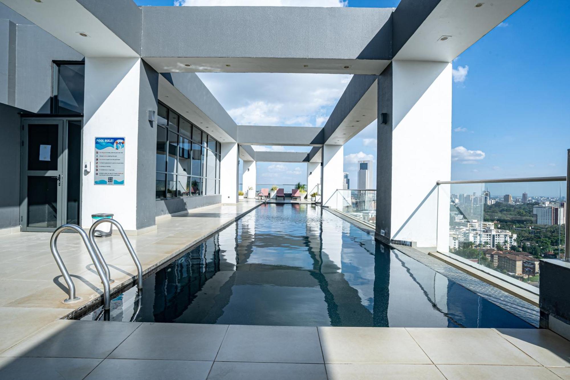 Escada Studio & 2-Bedroom, Rooftop Swimming Pool, Gym, Workspace, Wonderiss Homes Westland Living Nairobi Eksteriør bilde